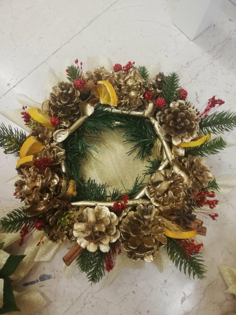 Creazione natalizia artigianale ArteXenia, dettaglio 27