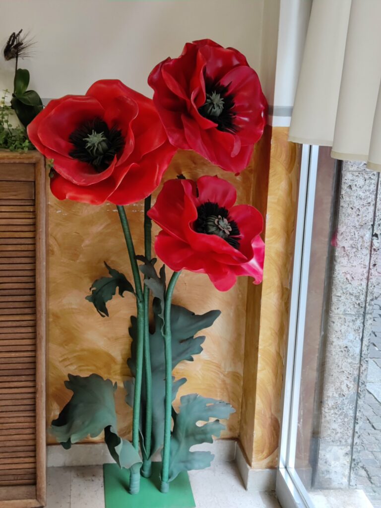 Fiore gigante artigianale ArteXenia, dettaglio 5