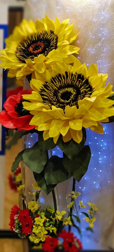 Fiore gigante artigianale ArteXenia, dettaglio 6