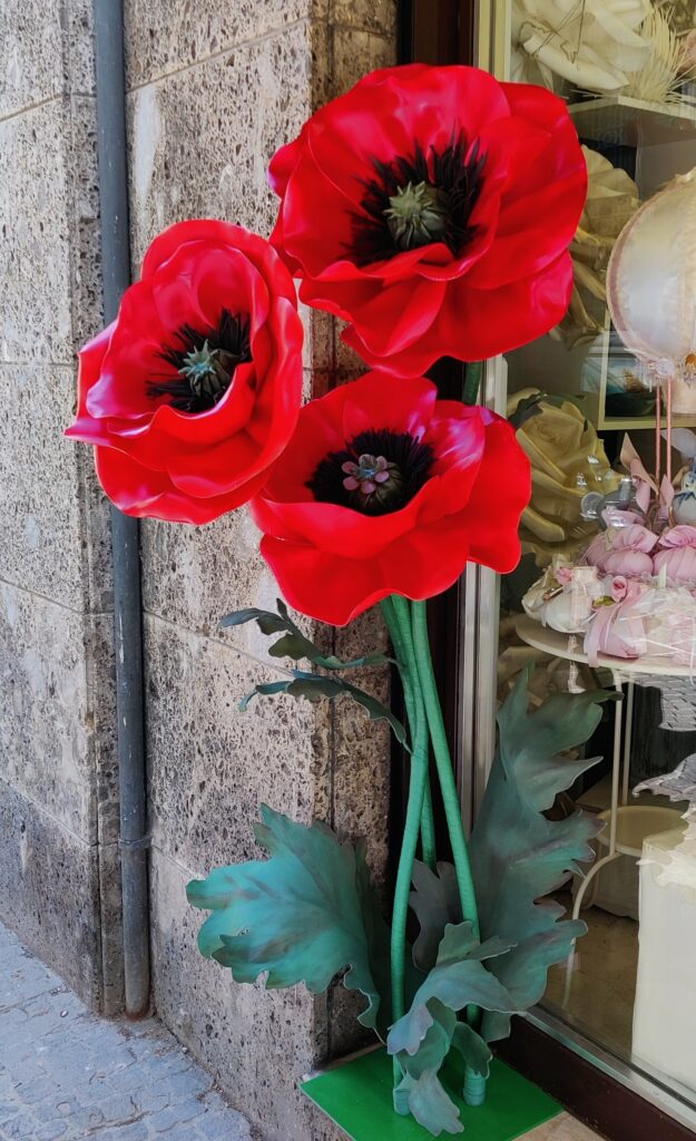 Fiore gigante artigianale ArteXenia, dettaglio 1